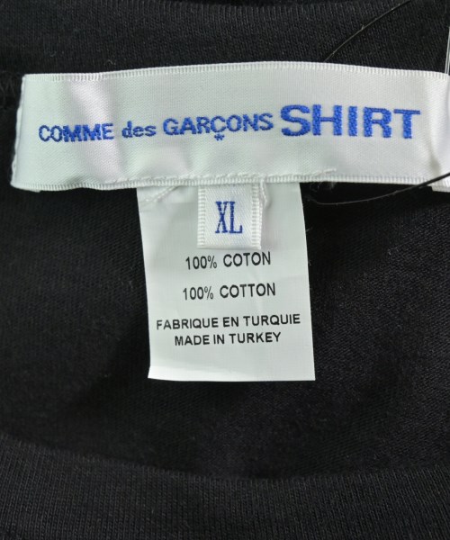 COMME des GARCONS SHIRT（コムデギャルソンシャツ）Tシャツ・カットソー 黒 サイズ:XL メンズ/2200600936091