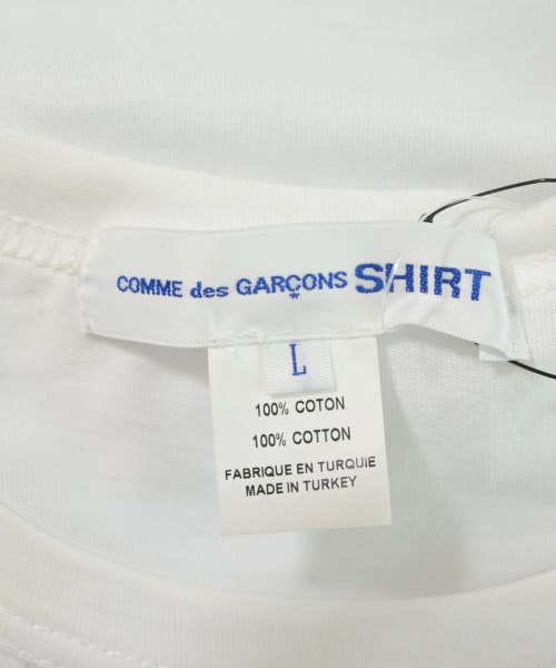 COMME des GARCONS SHIRT（コムデギャルソンシャツ）Tシャツ・カットソー 白 サイズ:L メンズ/2200600936114
