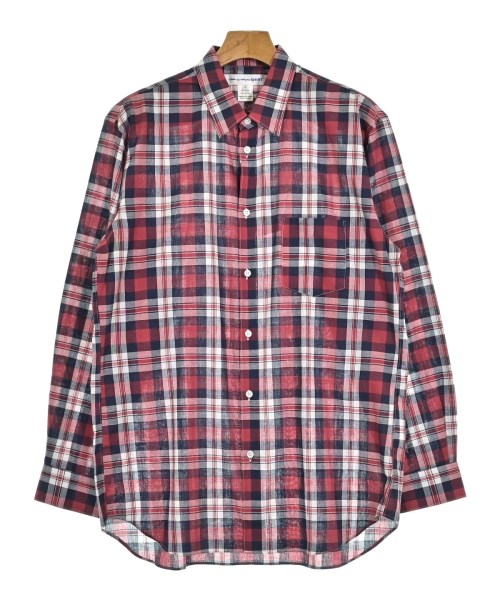 COMME des GARCONS SHIRT(コムデギャルソンシャツ)カジュアルシャツ 赤 サイズ:L/2200600951056