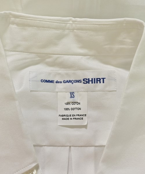 COMME des GARCONS SHIRT（コムデギャルソンシャツ）カジュアルシャツ 白 サイズ:XS メンズ/2200601038343