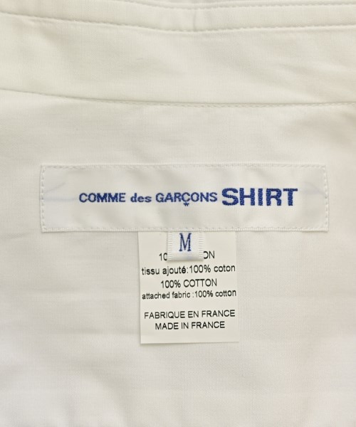 COMME des GARCONS SHIRT（コムデギャルソンシャツ）カジュアルシャツ 白 サイズ:M メンズ/2200601474059