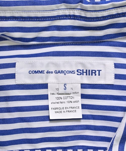 COMME des GARCONS SHIRT（コムデギャルソンシャツ）カジュアルシャツ 青 サイズ:S メンズ/2200601474073