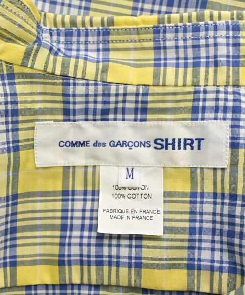 COMME des GARCONS SHIRT（コムデギャルソンシャツ）カジュアルシャツ 黄 サイズ:M メンズ/2200601505098