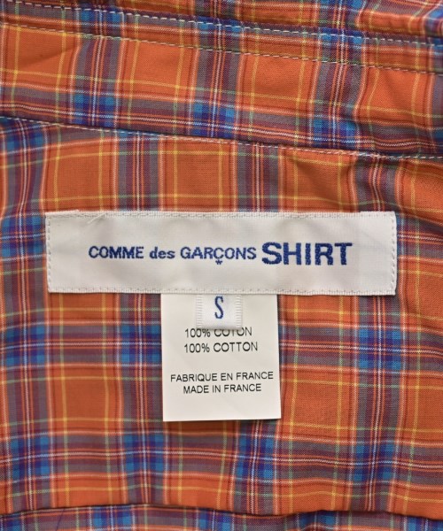 COMME des GARCONS SHIRT（コムデギャルソンシャツ）カジュアルシャツ オレンジ サイズ:S メンズ/2200601505104