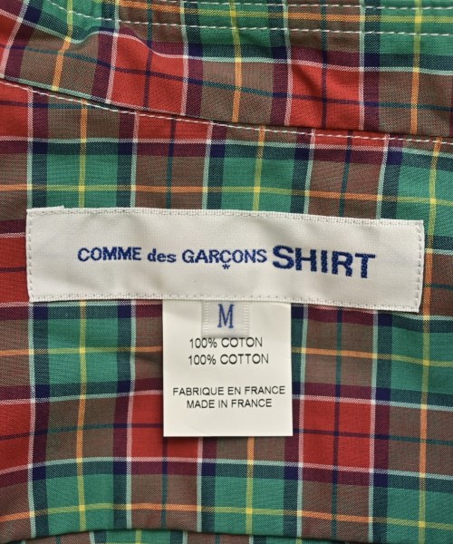 COMME des GARCONS SHIRT（コムデギャルソンシャツ）カジュアルシャツ 緑 サイズ:M メンズ/2200601505111