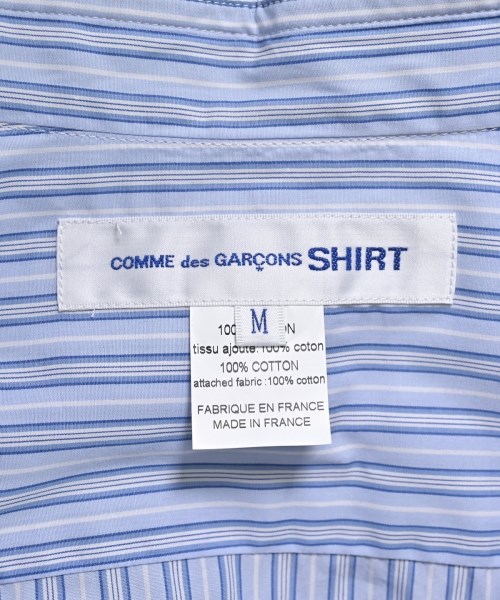 COMME des GARCONS SHIRT（コムデギャルソンシャツ）カジュアルシャツ 青 サイズ:M メンズ/2200602185022