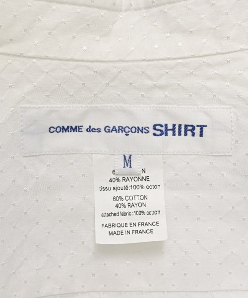 COMME des GARCONS SHIRT（コムデギャルソンシャツ）カジュアルシャツ 白 サイズ:M メンズ/2200602185046