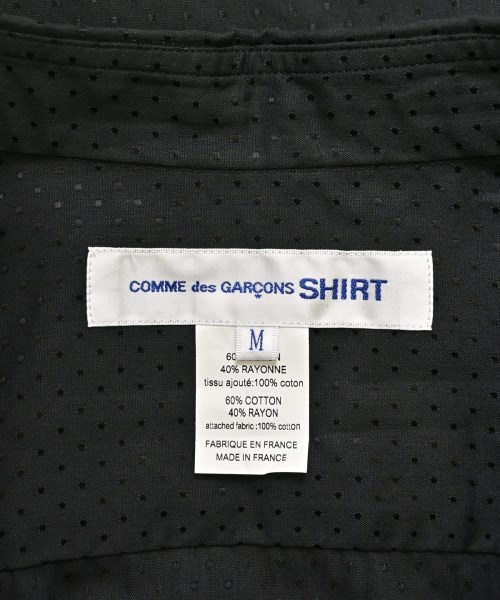 COMME des GARCONS SHIRT（コムデギャルソンシャツ）カジュアルシャツ 黒 サイズ:M メンズ/2200602185053