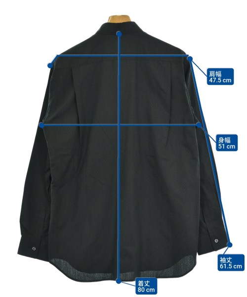 COMME des GARCONS SHIRT（コムデギャルソンシャツ）カジュアルシャツ 黒 サイズ:M メンズ/2200602185053