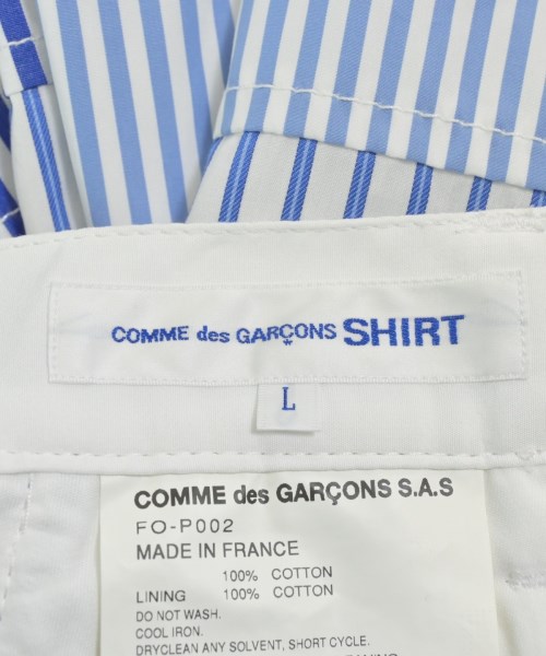 COMME des GARCONS SHIRT（コムデギャルソンシャツ）ショートパンツ 青 サイズ:L メンズ/2200602814113