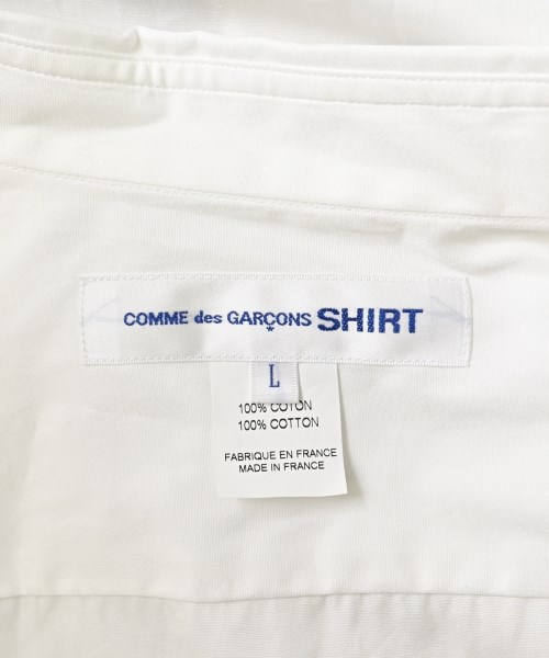 COMME des GARCONS SHIRT（コムデギャルソンシャツ）カジュアルシャツ 白 サイズ:L メンズ/2200602814137