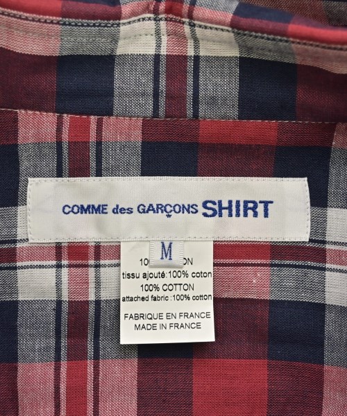 COMME des GARCONS SHIRT（コムデギャルソンシャツ）カジュアルシャツ 赤 サイズ:M メンズ/2200602814182