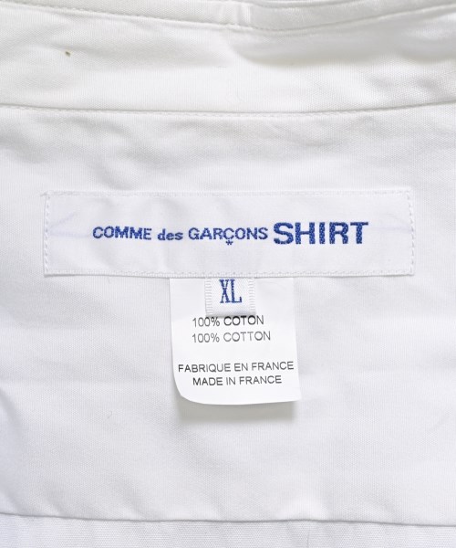 COMME des GARCONS SHIRT（コムデギャルソンシャツ）カジュアルシャツ 白 サイズ:XL メンズ/2200602814199