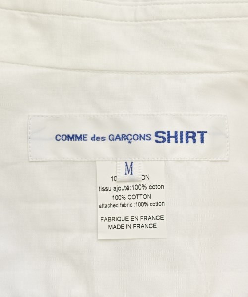 COMME des GARCONS SHIRT（コムデギャルソンシャツ）カジュアルシャツ 白 サイズ:M メンズ/2200602814205