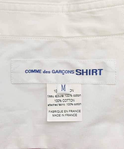 COMME des GARCONS SHIRT（コムデギャルソンシャツ）カジュアルシャツ 白 サイズ:M メンズ/2200602814212