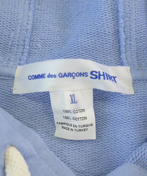 COMME des GARCONS SHIRT（コムデギャルソンシャツ）パーカー 青 サイズ:XL メンズ/2200602202231