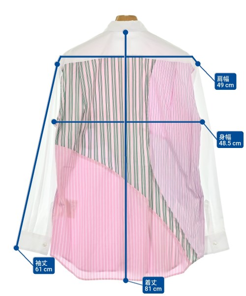 COMME des GARCONS SHIRT（コムデギャルソンシャツ）カジュアルシャツ 白 サイズ:M メンズ/2200602202262