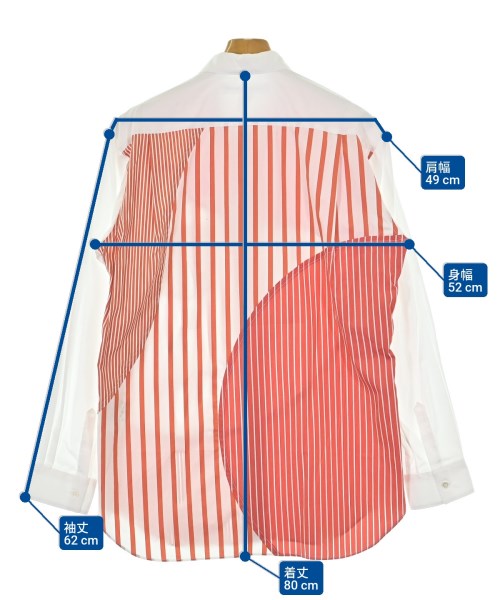 COMME des GARCONS SHIRT（コムデギャルソンシャツ）カジュアルシャツ 白 サイズ:M メンズ/2200604569011