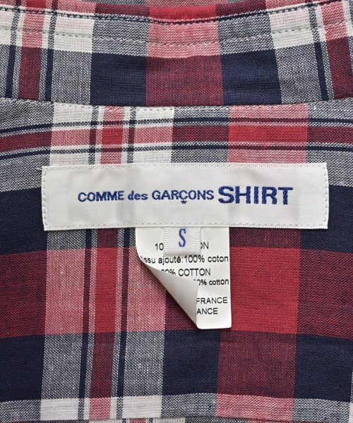COMME des GARCONS SHIRT（コムデギャルソンシャツ）カジュアルシャツ 赤 サイズ:S メンズ/2200604569035