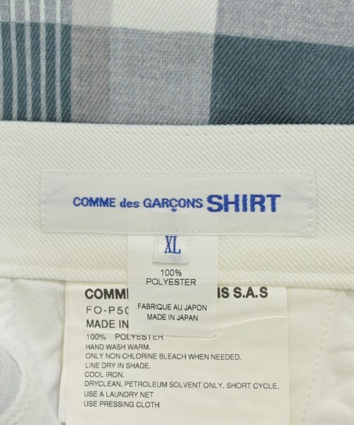 COMME des GARCONS SHIRT（コムデギャルソンシャツ）ショートパンツ 白 サイズ:XL メンズ/2200606153270
