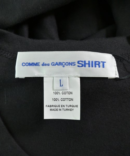 COMME des GARCONS SHIRT（コムデギャルソンシャツ）Tシャツ・カットソー 黒 サイズ:L メンズ/2200607576030