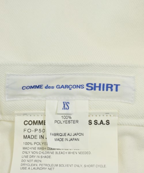 COMME des GARCONS SHIRT（コムデギャルソンシャツ）ショートパンツ 白 サイズ:XS メンズ/2200602235161