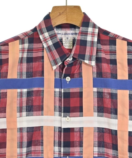COMME des GARCONS SHIRT（コムデギャルソンシャツ）カジュアルシャツ 赤 サイズ:XS メンズ/2200607762044