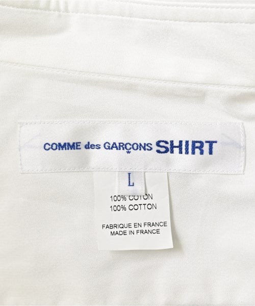 COMME des GARCONS SHIRT（コムデギャルソンシャツ）カジュアルシャツ 白 サイズ:L メンズ/2200605401105