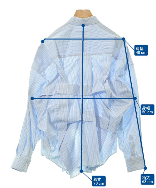 COMME des GARCONS SHIRT（コムデギャルソンシャツ）カジュアルシャツ 青 サイズ:S メンズ/2200608451268