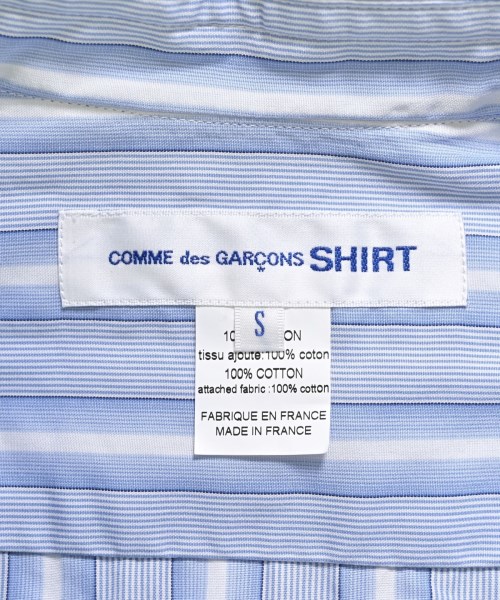 COMME des GARCONS SHIRT（コムデギャルソンシャツ）カジュアルシャツ 青 サイズ:S メンズ/2200604876027