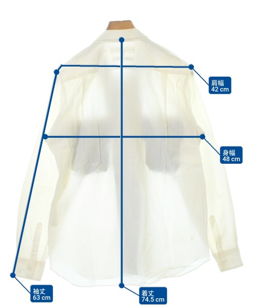 COMME des GARCONS SHIRT（コムデギャルソンシャツ）カジュアルシャツ 白 サイズ:S メンズ/2200609605219