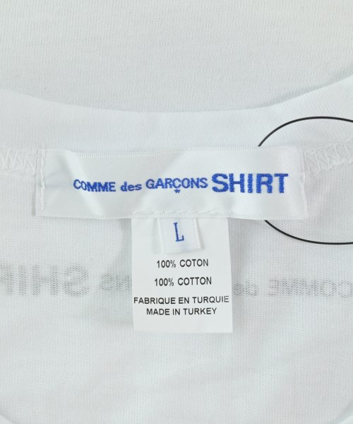 COMME des GARCONS SHIRT（コムデギャルソンシャツ）Tシャツ・カットソー 白 サイズ:L メンズ/2200569602037