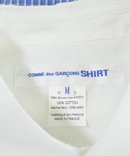 COMME des GARCONS SHIRT（コムデギャルソンシャツ）カジュアルシャツ 白 サイズ:M メンズ/2200670015078