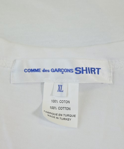 COMME des GARCONS SHIRT（コムデギャルソンシャツ）Tシャツ・カットソー 白 サイズ:XL メンズ/2200670015191