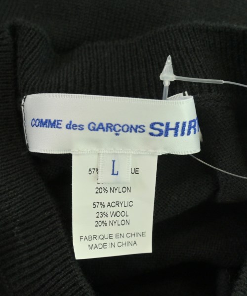 COMME des GARCONS SHIRT（コムデギャルソンシャツ）ニット・セーター 黒 サイズ:L メンズ/2200671351151