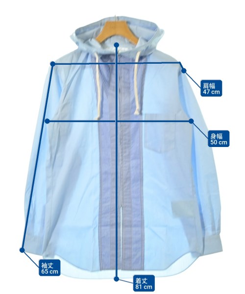 COMME des GARCONS SHIRT（コムデギャルソンシャツ）カジュアルシャツ 青 サイズ:M メンズ/2200672498077