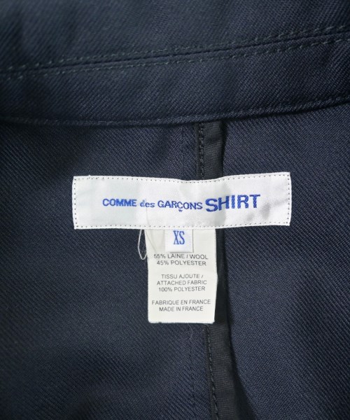 COMME des GARCONS SHIRT（コムデギャルソンシャツ）テーラードジャケット 紺 サイズ:XS メンズ/2200673098054