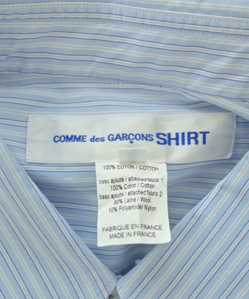 COMME des GARCONS SHIRT（コムデギャルソンシャツ）カジュアルシャツ 青 サイズ:M メンズ/2200673322012