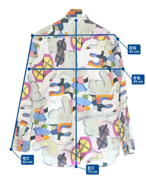 COMME des GARCONS SHIRT（コムデギャルソンシャツ）カジュアルシャツ グレー サイズ:S メンズ/2200674027022