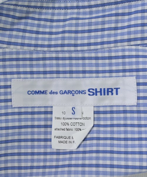 COMME des GARCONS SHIRT（コムデギャルソンシャツ）カジュアルシャツ 青 サイズ:S メンズ/2200669773071