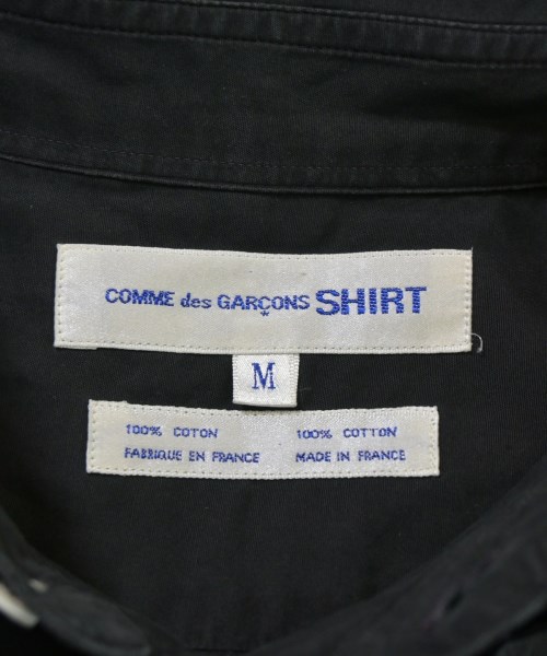COMME des GARCONS SHIRT（コムデギャルソンシャツ）カジュアルシャツ 黒 サイズ:M メンズ/2200675040013
