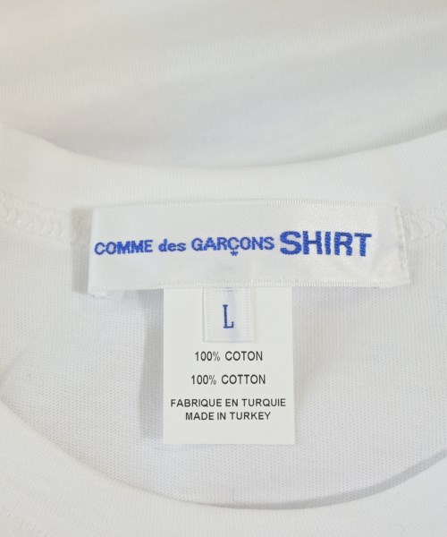 COMME des GARCONS SHIRT（コムデギャルソンシャツ）Tシャツ・カットソー 白 サイズ:L メンズ/2200675122160