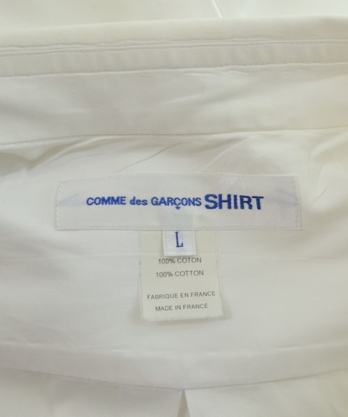 COMME des GARCONS SHIRT（コムデギャルソンシャツ）カジュアルシャツ 白 サイズ:L メンズ/2200675277051