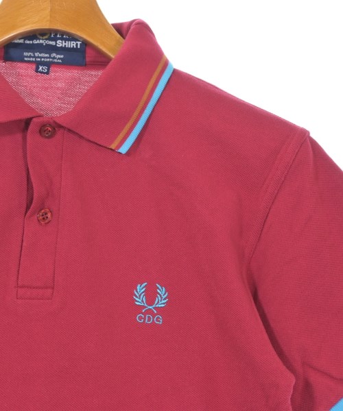 COMME des GARCONS SHIRT（コムデギャルソンシャツ）ポロシャツ 赤 サイズ:XS メンズ/2200672476020