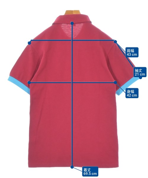 COMME des GARCONS SHIRT（コムデギャルソンシャツ）ポロシャツ 赤 サイズ:XS メンズ/2200672476020