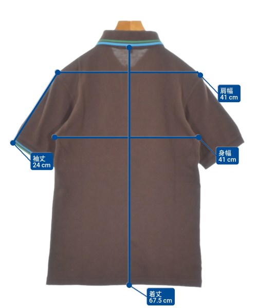 COMME des GARCONS SHIRT（コムデギャルソンシャツ）ポロシャツ 茶 サイズ:XS メンズ/2200672476037