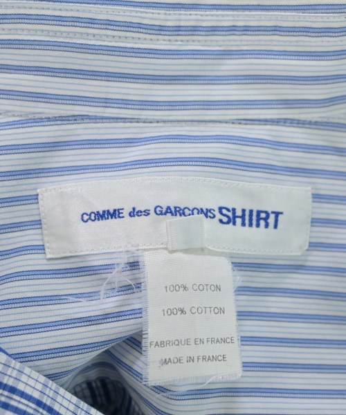 COMME des GARCONS SHIRT（コムデギャルソンシャツ）カジュアルシャツ 青 サイズ:S メンズ/2200675455107