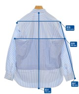 COMME des GARCONS SHIRT（コムデギャルソンシャツ）カジュアルシャツ 青 サイズ:S メンズ/2200675455107