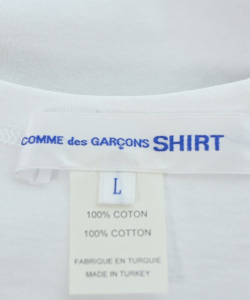 COMME des GARCONS SHIRT（コムデギャルソンシャツ）Tシャツ・カットソー 白 サイズ:L メンズ/2200675584081