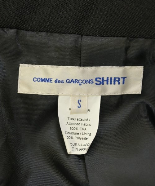 COMME des GARCONS SHIRT（コムデギャルソンシャツ）カジュアルジャケット 黒 サイズ:S メンズ/2200675710015